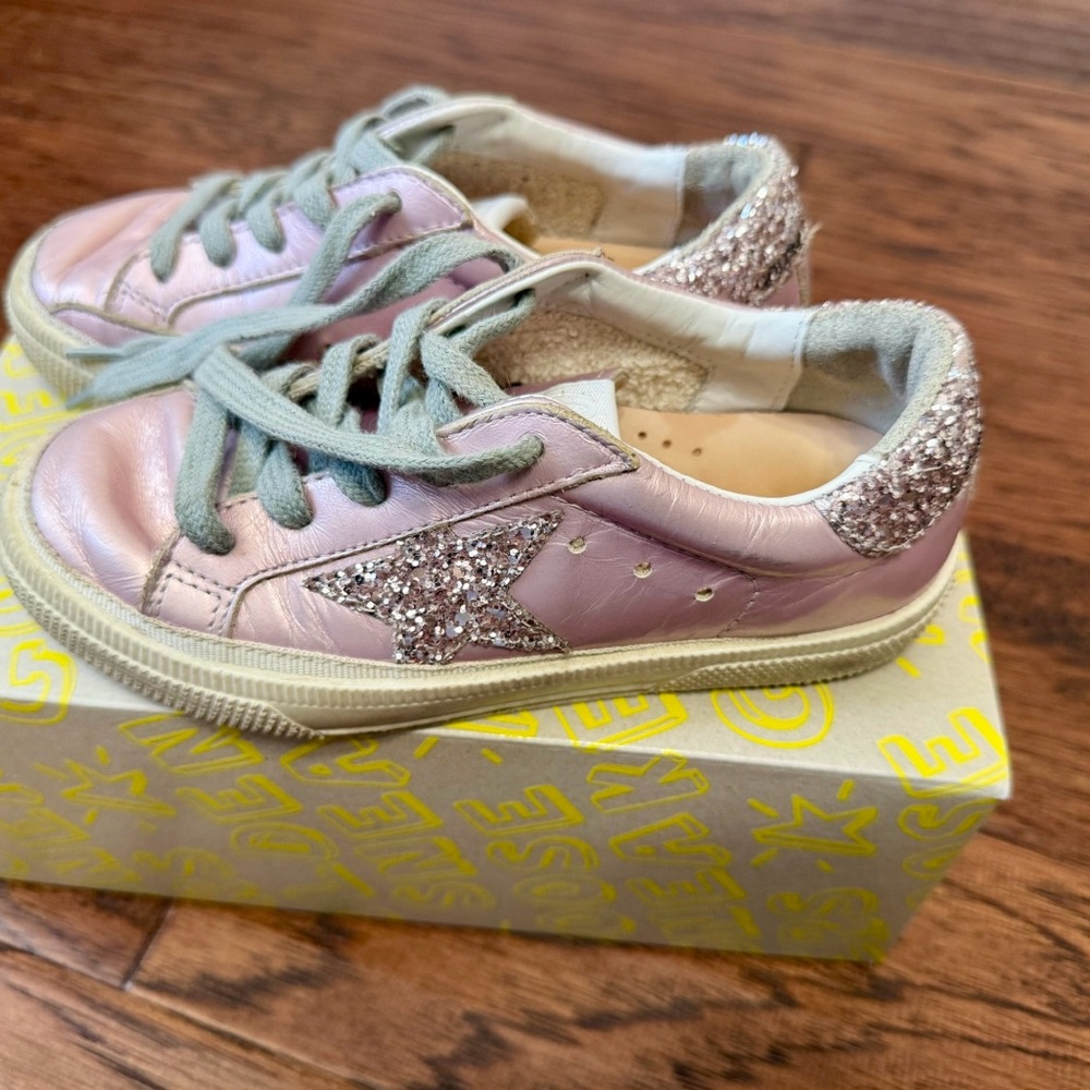 Golden Goose Kids Superstar glitter-detail sneakers - Picture 9 of 13